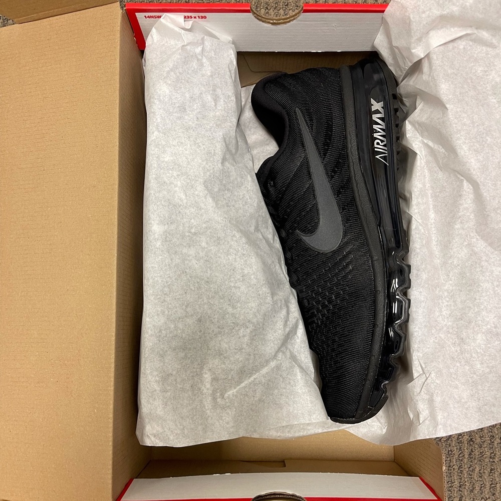 NIKE Air Max 2017 “Triple Black” BRAND NEW Men’s Size 13